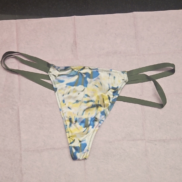 Multicolor Abstract Bikini Bottom - Picture 1 of 3